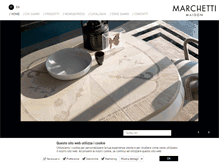Tablet Screenshot of marchettimaison.com